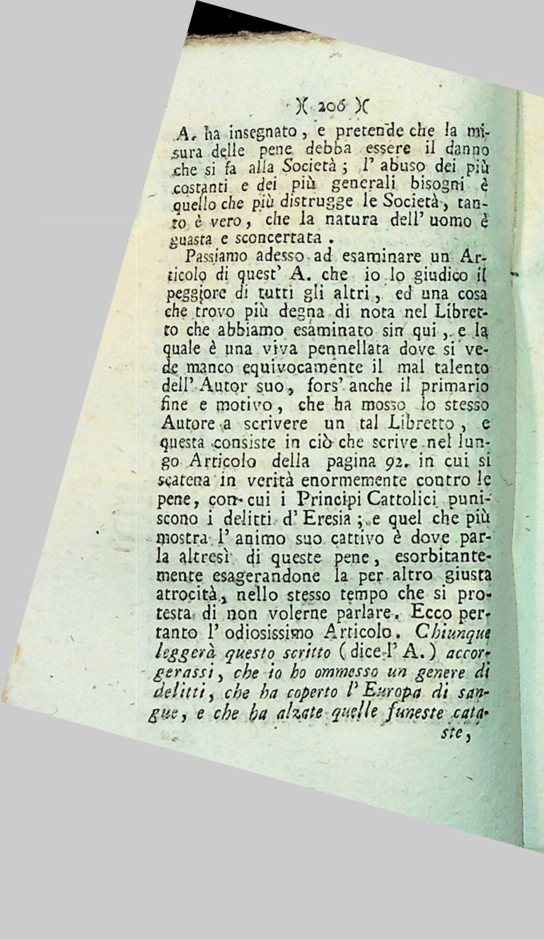 prima pagina