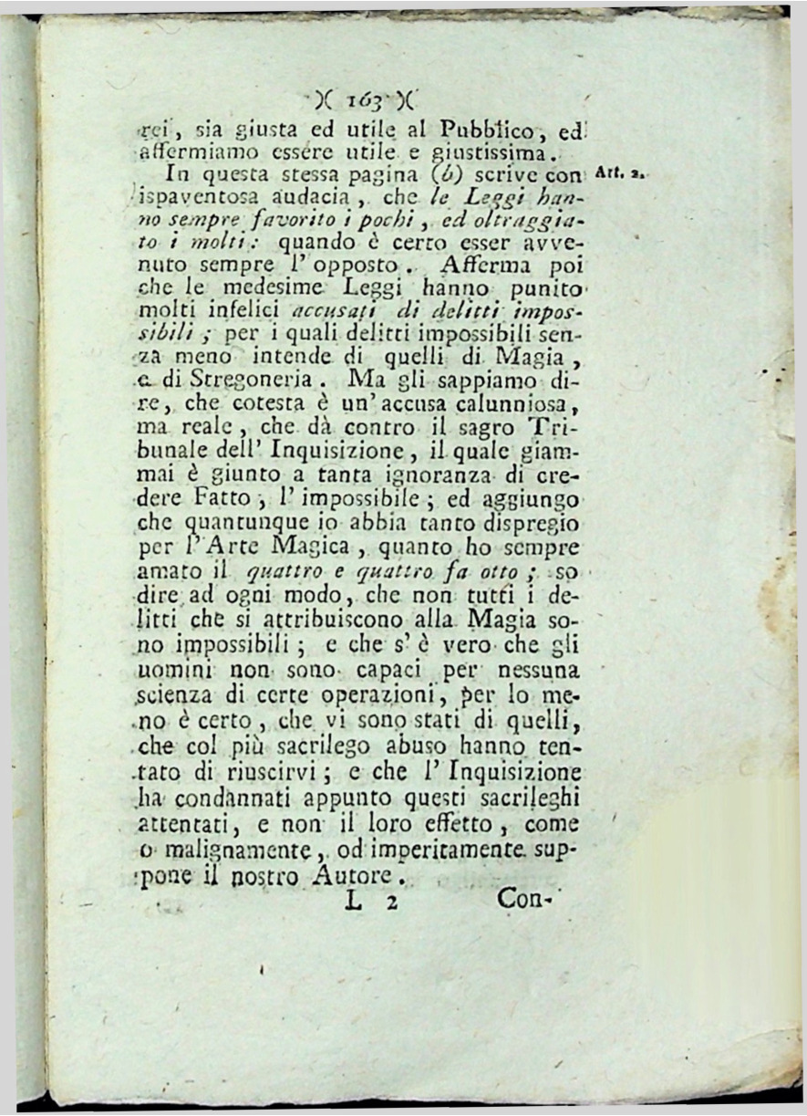 prima pagina