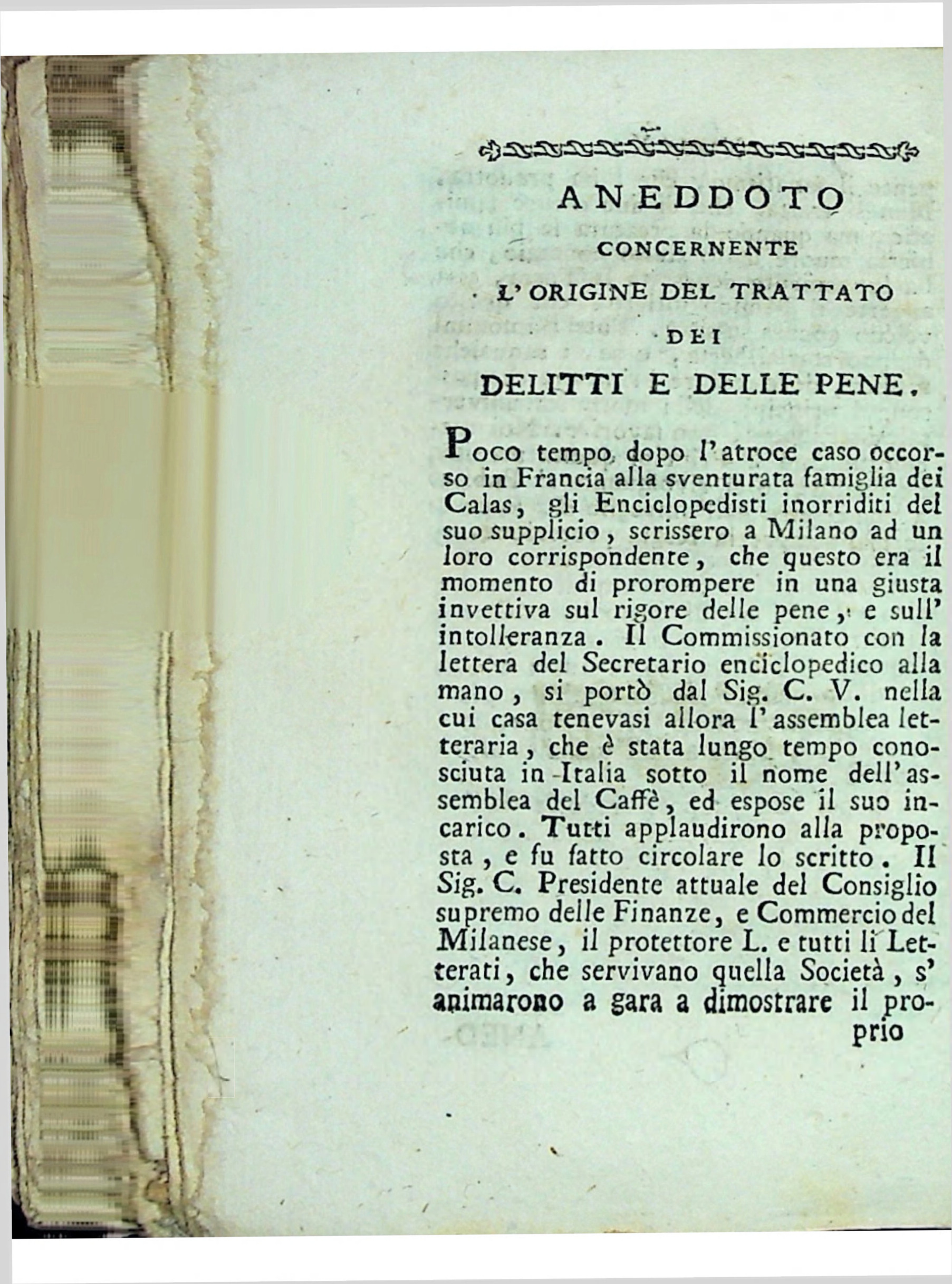 prima pagina