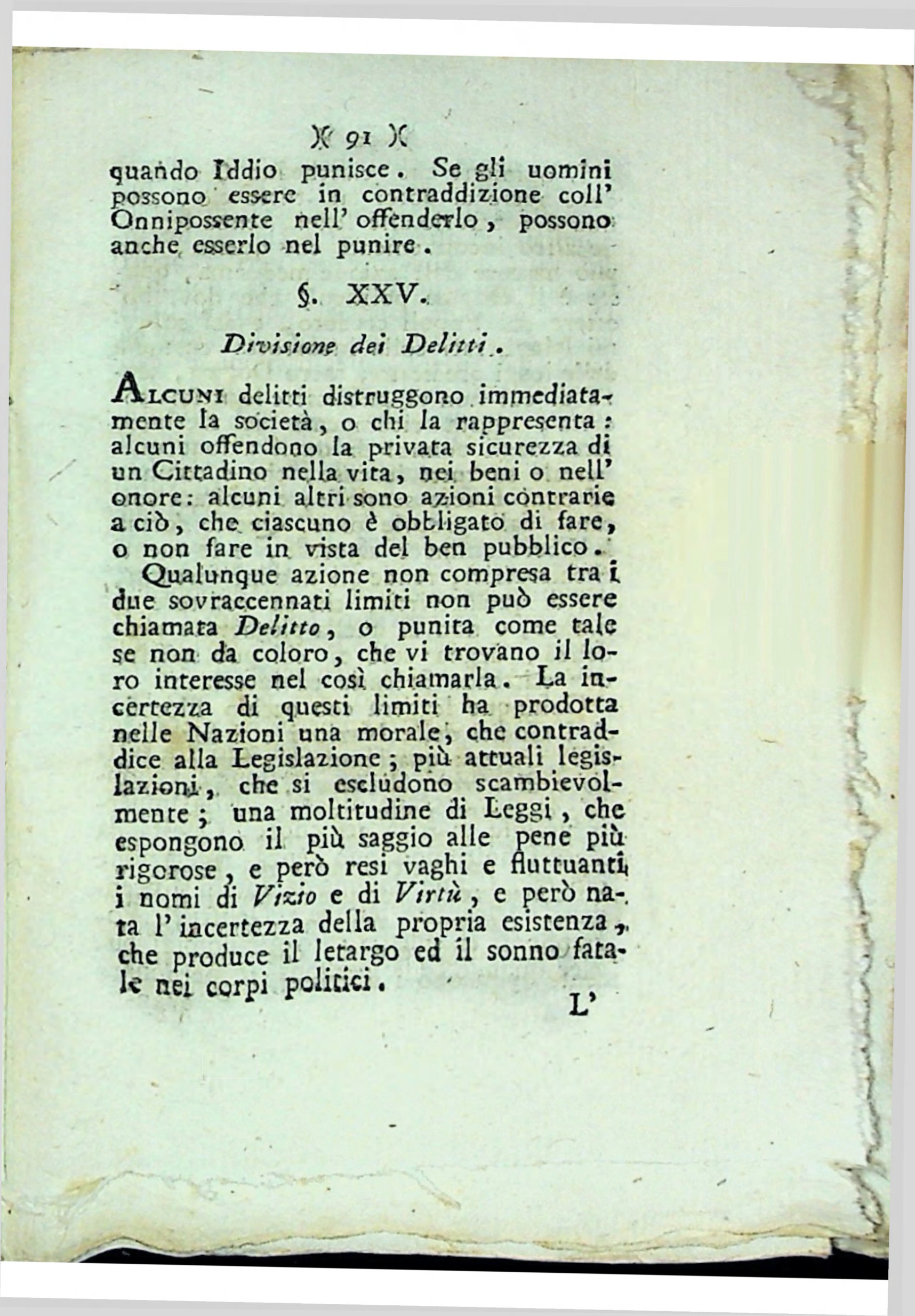 prima pagina