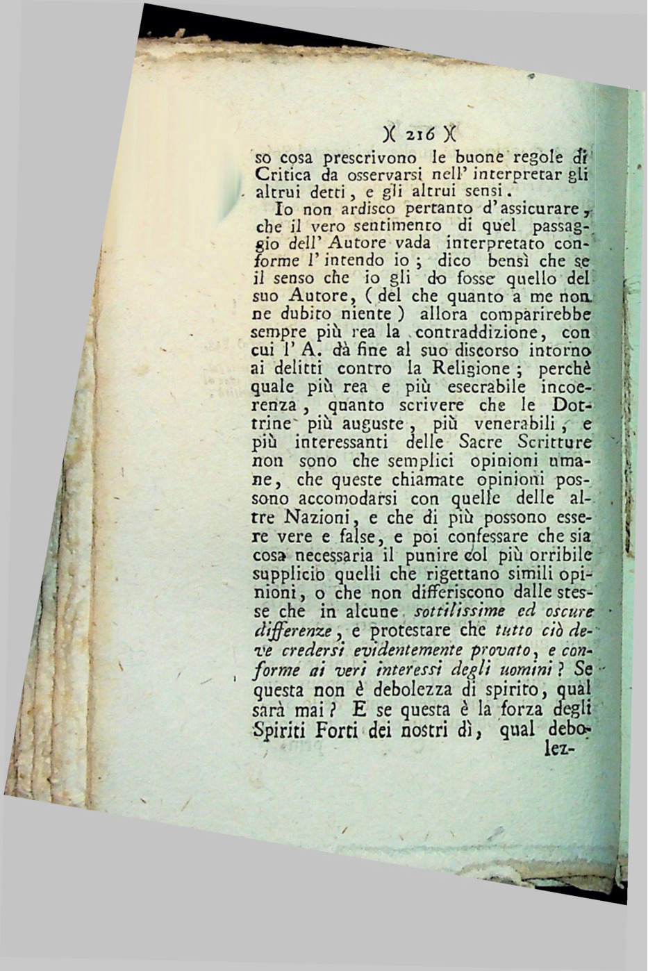 prima pagina