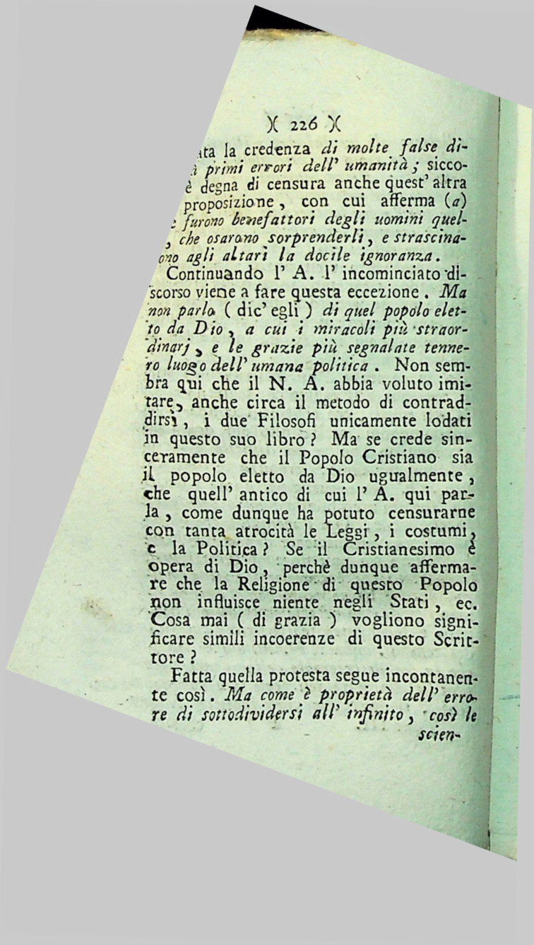 prima pagina