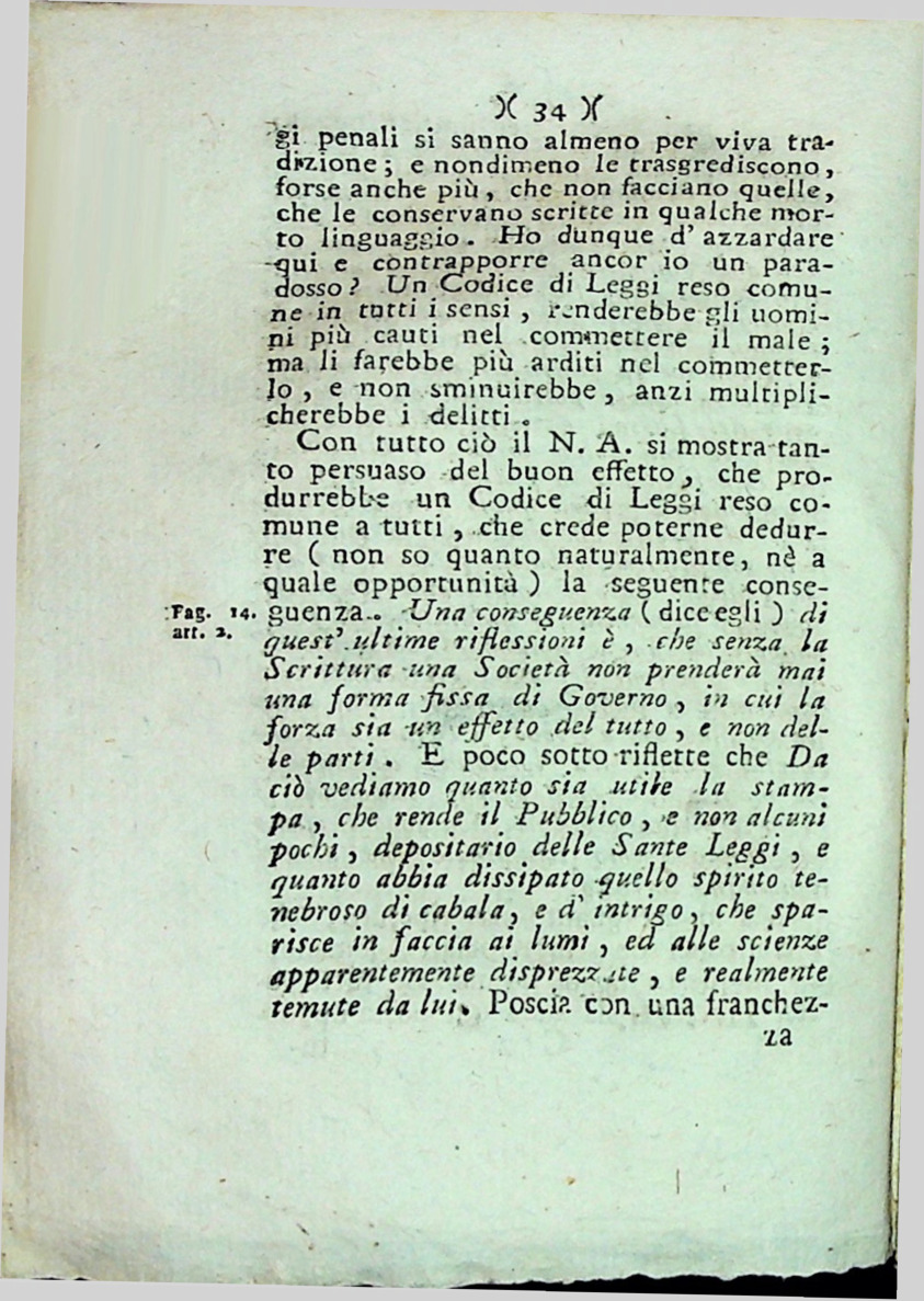 prima pagina